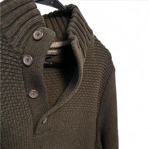 Banana Republic Olive Knit Sweater